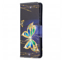 Housse Samsung Galaxy S21 Ultra 5G Papillons Rois