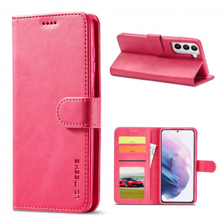 Housse Samsung Galaxy S21 5G LC.IMEEKE Effet Cuir