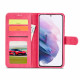 Housse Samsung Galaxy S21 5G LC.IMEEKE Effet Cuir