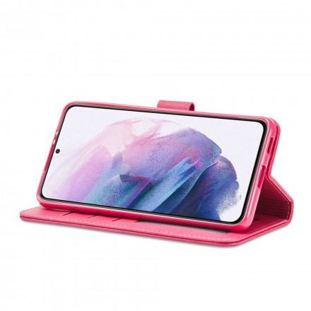 Housse Samsung Galaxy S21 5G LC.IMEEKE Effet Cuir