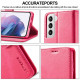 Housse Samsung Galaxy S21 5G LC.IMEEKE Effet Cuir