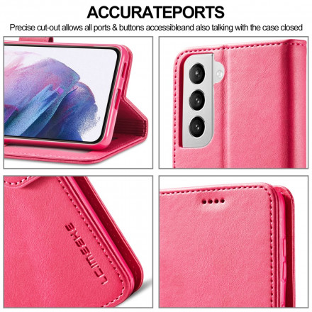 Housse Samsung Galaxy S21 5G LC.IMEEKE Effet Cuir
