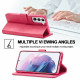 Housse Samsung Galaxy S21 5G LC.IMEEKE Effet Cuir