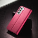 Housse Samsung Galaxy S21 5G LC.IMEEKE Effet Cuir