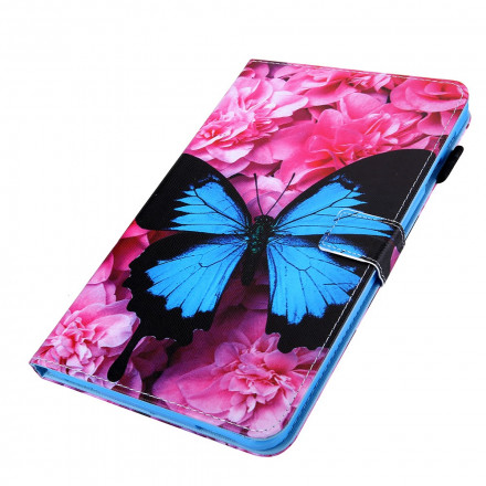 Housse Samsung Galaxy Tab A7 (2020) Papillon Floral