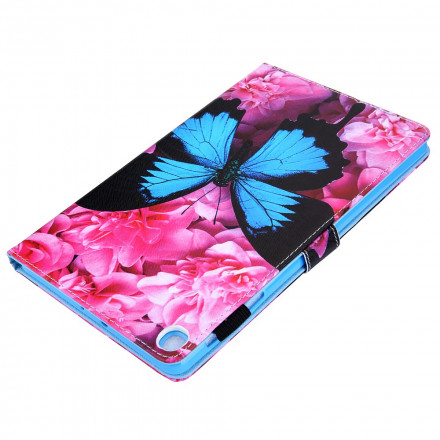 Housse Samsung Galaxy Tab A7 (2020) Papillon Floral