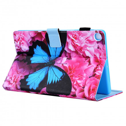 Housse Samsung Galaxy Tab A7 (2020) Papillon Floral