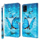 Housse Samsung Galaxy A32 5G Light Spot Papillons Bleus Volants Housse Samsung Galaxy A32 5G Light Spot Papillons Bleus Volants
