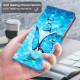 Housse Samsung Galaxy A32 5G Light Spot Papillons Bleus Volants Housse Samsung Galaxy A32 5G Light Spot Papillons Bleus Volants