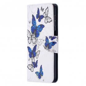 Housse Samsung Galaxy A432 5G Papillons Aquarelle