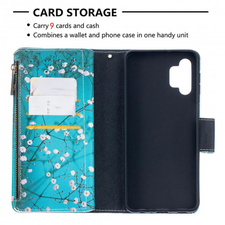 Housse Samsung Galaxy A32 5G Poche Zippée Arbre Housse Samsung Galaxy A32 5G Poche Zippée Arbre