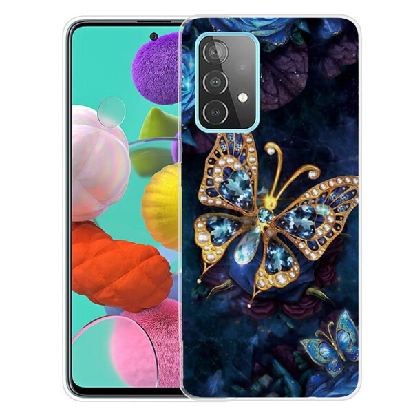 Coque Samsung Galaxy A32 5G / M32 5G Papillon Luxe