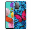 Coque Samsung Galaxy A32 5G / M32 5G Flexible Papillons