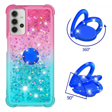 Coque Samsung Galaxy A32 5G Paillettes Anneau-Support Coque Samsung Galaxy A32 5G Paillettes Anneau-Support