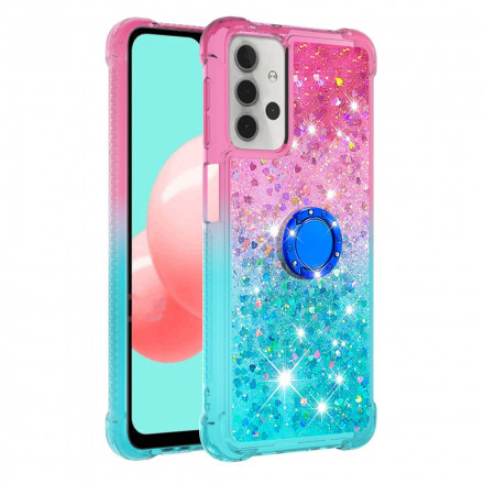 Coque Samsung Galaxy A32 5G Paillettes Anneau-Support Coque Samsung Galaxy A32 5G Paillettes Anneau-Support