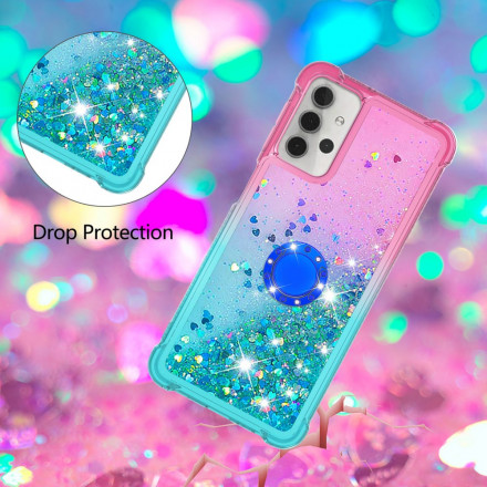 Coque Samsung Galaxy A32 5G Paillettes Anneau-Support Coque Samsung Galaxy A32 5G Paillettes Anneau-Support