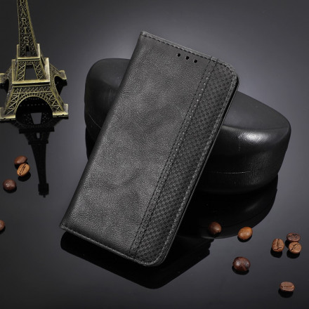 Flip Cover Samsung Galaxy A32 5G Effet Cuir Vintage Stylisé Flip Cover Samsung Galaxy A32 5G Effet Cuir Vintage Stylisé