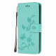 Housse Xiaomi Mi Note 10 Lite Papillons et Fleurs D'Asie