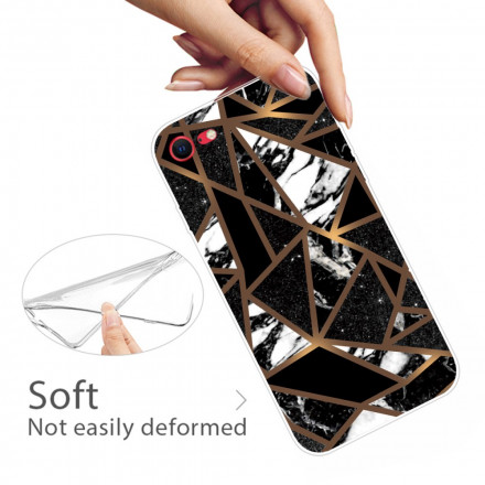 Coque iPhone SE 2 / 8 / 7 Marbre Géométrique