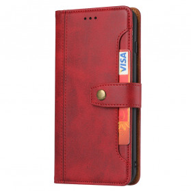 Housse iPhone SE 2 / 8 / 7 Porte-Carte Frontal avec Sangle