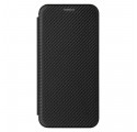 Flip Cover Xiaomi Redmi Note 10 / Note 10s Fibre Carbone avec Anneau Support