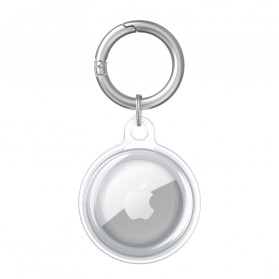 Porte-Clés AirTag Silicone Transparent
