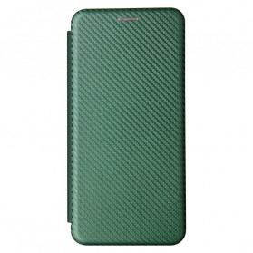 Flip Cover Xiaomi Mi 11 Ultra Fibre Carbone avec Anneau Support