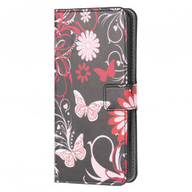 Housse Samsung Galaxy XCover 5 Papillons et Fleurs