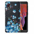 Coque Samsung Galaxy XCover 5 Fleurs Bleues