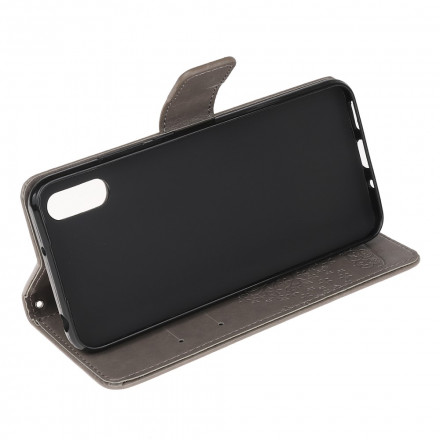 Housse Samsung Galaxy XCover 5 Arbre et Hiboux à Lanière