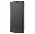 Flip Cover Oppo A15 Style Cuir AZNS