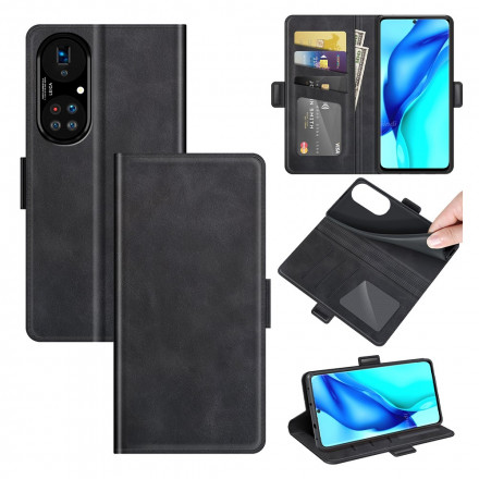 Housse Huawei P50 Pro Style Cuir Design Housse Huawei P50 Pro Style Cuir Design