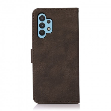 Housse Samsung Galaxy A32 4G Effet Cuir Fashion KHAZNEH Housse Samsung Galaxy A32 4G Effet Cuir Fashion KHAZNEH