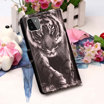 Housse Samsung Galaxy A22 5G Tigre de Nuit Housse Samsung Galaxy A22 5G Tigre de Nuit