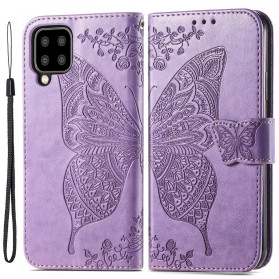 Housse Samsung Galaxy A22 4G Demi Papillons