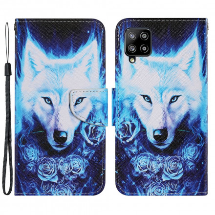 Housse Samsung Galaxy A22 4G Loup Blanc Housse Samsung Galaxy A22 4G Loup Blanc