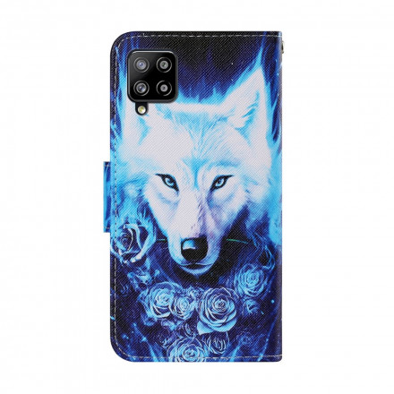 Housse Samsung Galaxy A22 4G Loup Blanc Housse Samsung Galaxy A22 4G Loup Blanc
