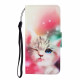 Housse Samsung Galaxy A22 4G Cutie Cat avec Lanière Housse Samsung Galaxy A22 4G Cutie Cat avec Lanière