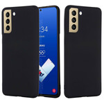 Coque Samsung Galaxy S21 FE Silicone Liquide avec Lanière