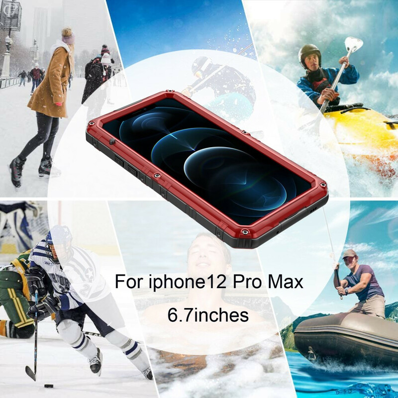 Coque iPhone 12 Pro Max Waterproof Super Résistante Métal Coque iPhone 12 Pro Max Waterproof Super Résistante Métal