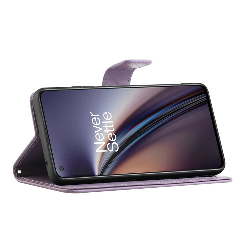 Housse OnePlus Nord CE 5G Arbre et Hiboux à Lanière