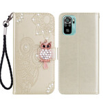 Housse Xiaomi Redmi Note 10 / Note 10s Hibou Mandala et Breloque Housse Xiaomi Redmi Note 10 / Note 10s Hibou Mandala et Breloque