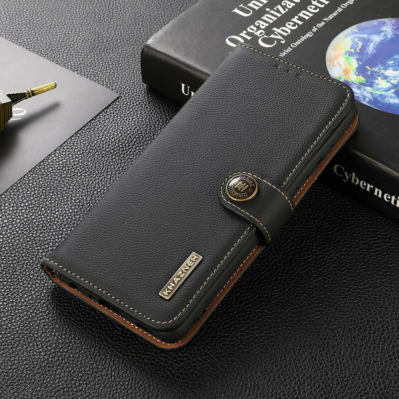 Housse Xiaomi Redmi Note 10 5G / Poco M3 Pro 5G Cuir Véritable KHAZNEH RFID Housse Xiaomi Redmi Note 10 5G / Poco M3 Pro 5G Cuir Véritable KHAZNEH RFID
