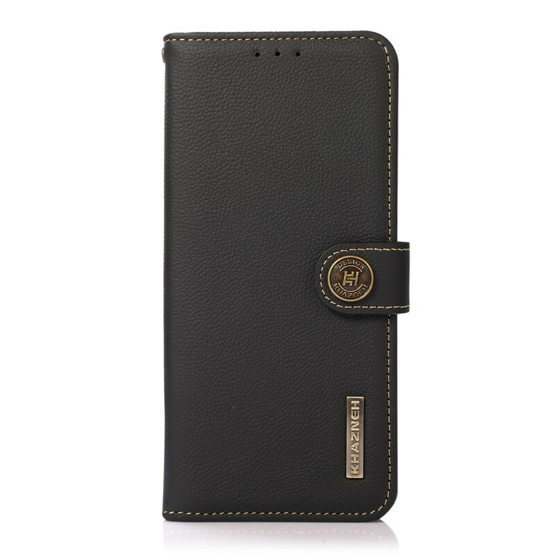 Housse Xiaomi Redmi Note 10 5G / Poco M3 Pro 5G Cuir Véritable KHAZNEH RFID Housse Xiaomi Redmi Note 10 5G / Poco M3 Pro 5G Cuir Véritable KHAZNEH RFID