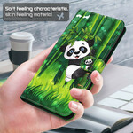 Housse Xiaomi Redmi Note 10 5G / Poco M3 Pro 5G Panda et Bambou Housse Xiaomi Redmi Note 10 5G / Poco M3 Pro 5G Panda et Bambou