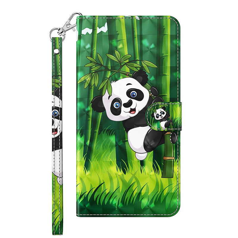 Housse Xiaomi Redmi Note 10 5G / Poco M3 Pro 5G Panda et Bambou Housse Xiaomi Redmi Note 10 5G / Poco M3 Pro 5G Panda et Bambou