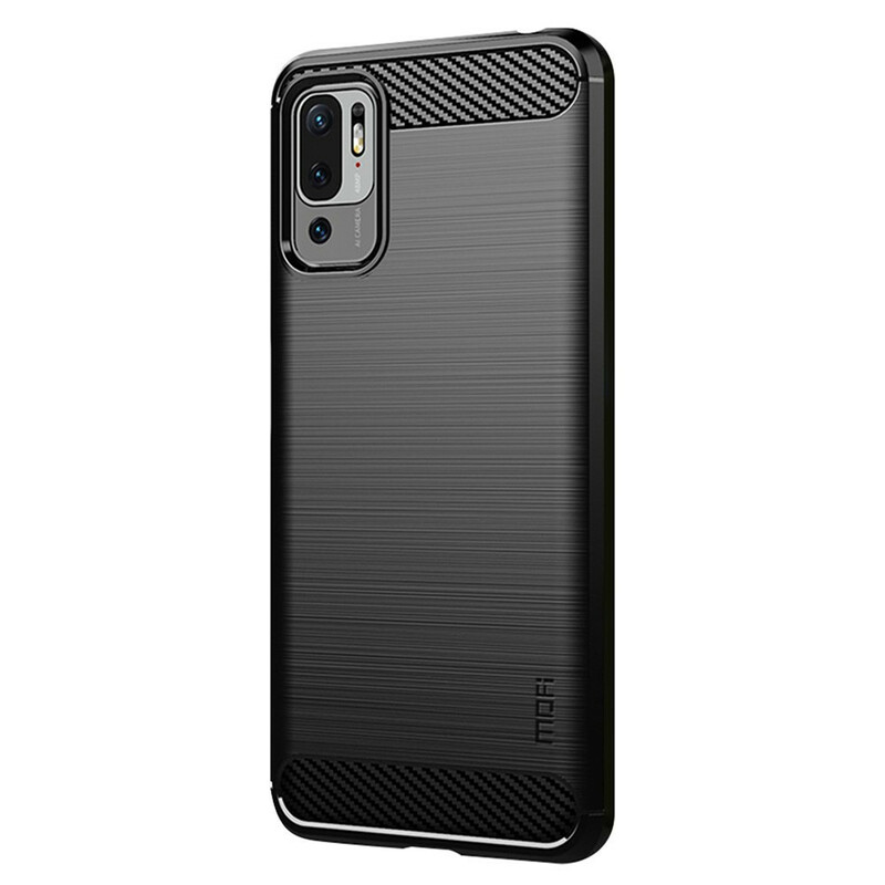 Coque Xiaomi Redmi Note 10 5G / Poco M3 Pro 5G Fibre Carbone Brossée MOFI