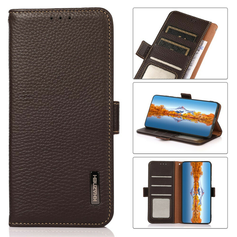 Housse OnePlus Nord 2 5G Cuir Litchi KHAZNEH Housse OnePlus Nord 2 5G Cuir Litchi KHAZNEH