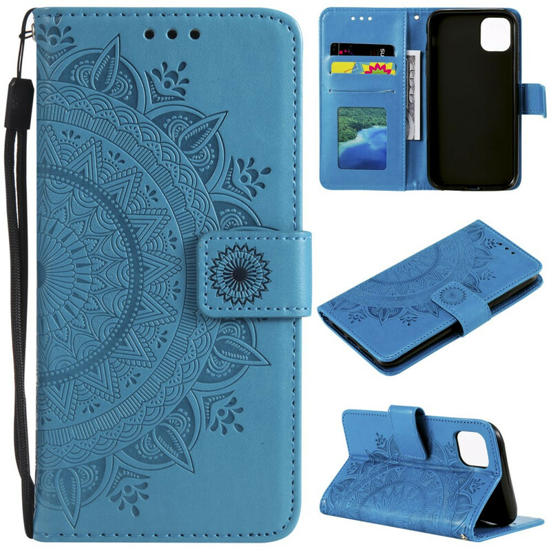 Housse iPhone 13 Mini Mandala Soleil