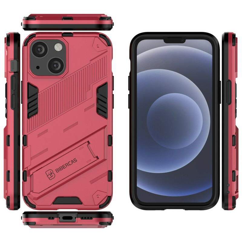 Coque iPhone 13 Mini Support Amovible Deux Positions Mains Libres